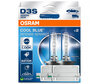 Coppia di lampadine allo xeno D3S Osram Xenarc Cool Blue Intense 6200K nella sua confezione - 66340CBN-2HB