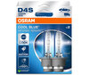 Coppia di lampadine allo xeno D4S Osram Xenarc Cool Blue Intense 6200K nella sua confezione - 66440CBN-2HB