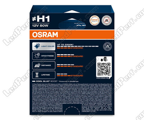 Kit da 2 lampadine H1 Osram Cool Blue Boost - 5 500K - 62150CBB-2HB