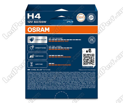 Coppia di lampadine H4 Osram Cool Blue Intense - 64193CBN-2HB