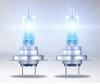 Lampadine alogene H7 Osram Cool Blue Intense che producono illuminazione a effetto LED