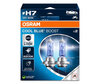 Lampadine H7 Osram Cool Blue Boost 5 500K effetto xenon ref: 62210CBB-2HB in confezione da 2 lampadine