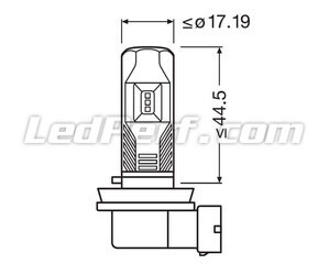 Lampadine H11 LED Osram LEDriving FL Standard per fendinebbia