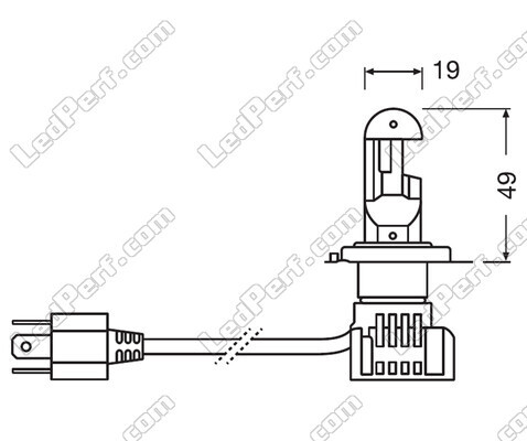 Kit Lampadine H7 LED Osram Night Breaker Omologate - 64210DWNB