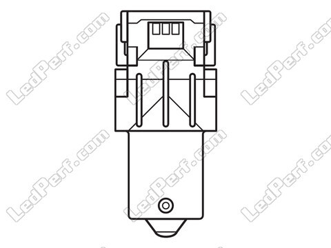 Lampadine a LED arancioni P21W Osram LEDriving® SL - BA15s