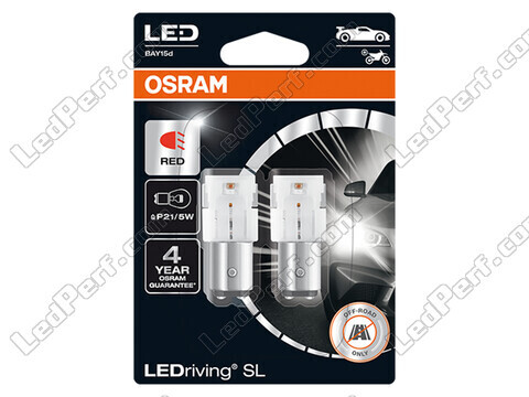 Lampadine a LED P21/5W Osram LEDriving® SL Rosse - BAY15d