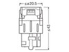 Lampadine a LED arancioni W21W / WY21W Osram LEDriving® SL - W3x16d