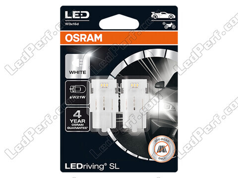 Lampadine a LED W21W Osram LEDriving® SL White 6000K - W3x16d