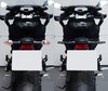 Confronto prima e dopo l'installazione Indicatori LED dinamici + luci stop per BMW Motorrad F 800 GS (2007 - 2012)