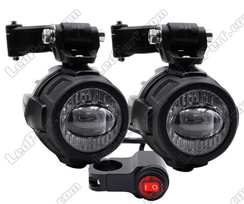 Faro LED fascio luminoso a Doppio funzione "Combo" faro fendinebbia e Lunga portata per Indian Motorcycle Springfield dark horse 1890 (2020 - 2023)