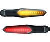 Indicatori LED dinamici 3 in 1 per Kawasaki GPZ 500 S
