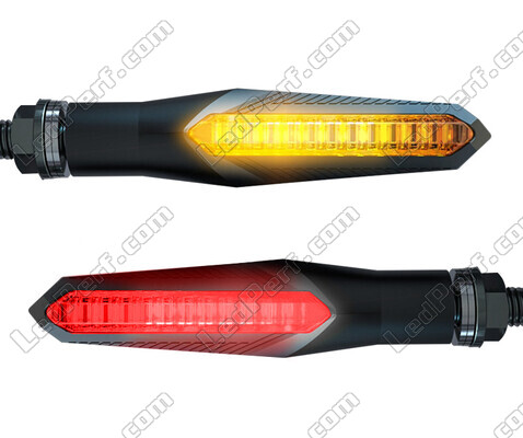 Indicatori LED dinamici 3 in 1 per Kawasaki VN 900 Custom