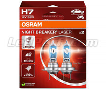 Kit di 2 lampadine H7 Osram Night Breaker Laser +150% - 64210NL-2HB