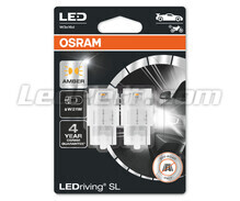 Lampadine a LED arancioni W21W / WY21W Osram LEDriving® SL - W3x16d